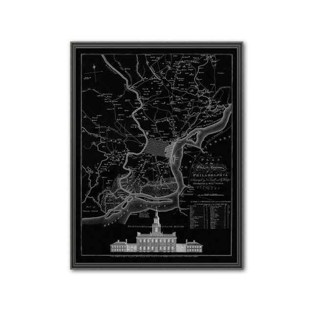 PHILADELPHIA Pennsylvania Map - Foundry