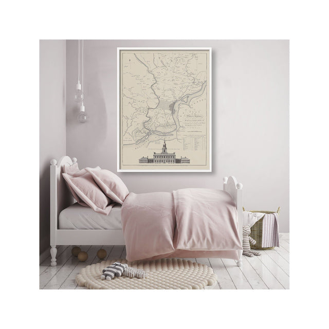 PHILADELPHIA Pennsylvania Map - Foundry