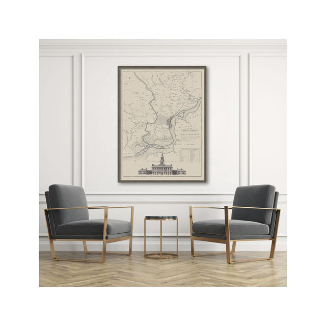 PHILADELPHIA Pennsylvania Map - Foundry