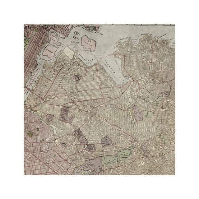 QUEENS New York Map - Foundry