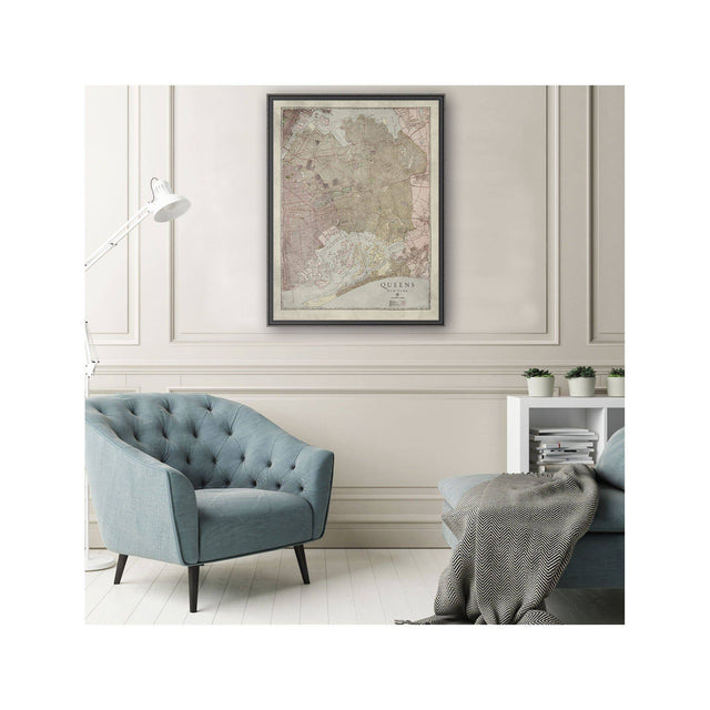 QUEENS New York Map - Foundry