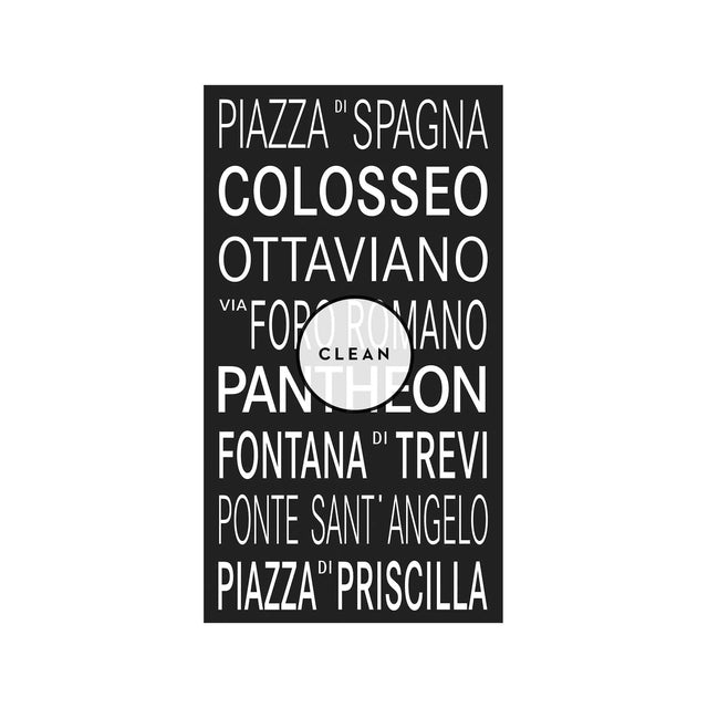 ROME ITALY Bus Scroll - PIAZZA DI SPAGNA - Foundry