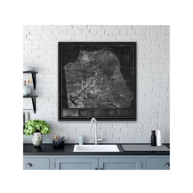 SAN FRANCISCO California Map - Foundry
