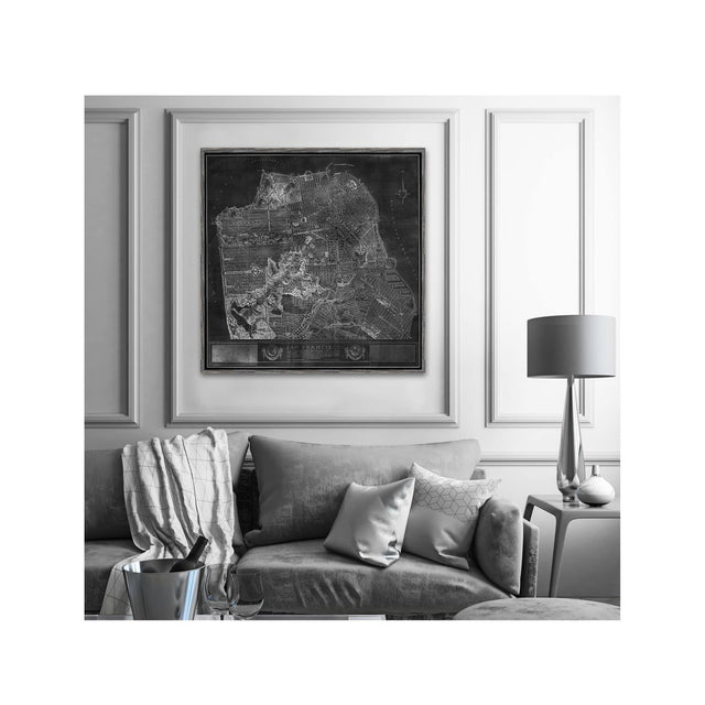 SAN FRANCISCO California Map - Foundry