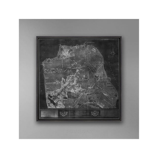 SAN FRANCISCO California Map - Foundry