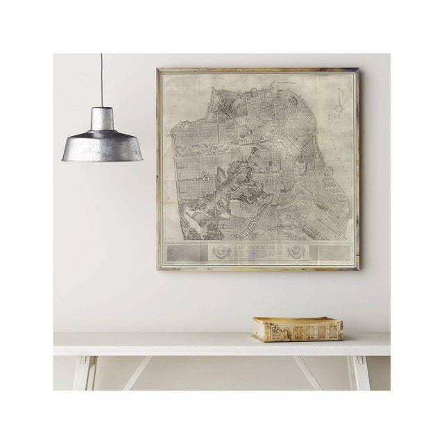 SAN FRANCISCO California Map - Foundry