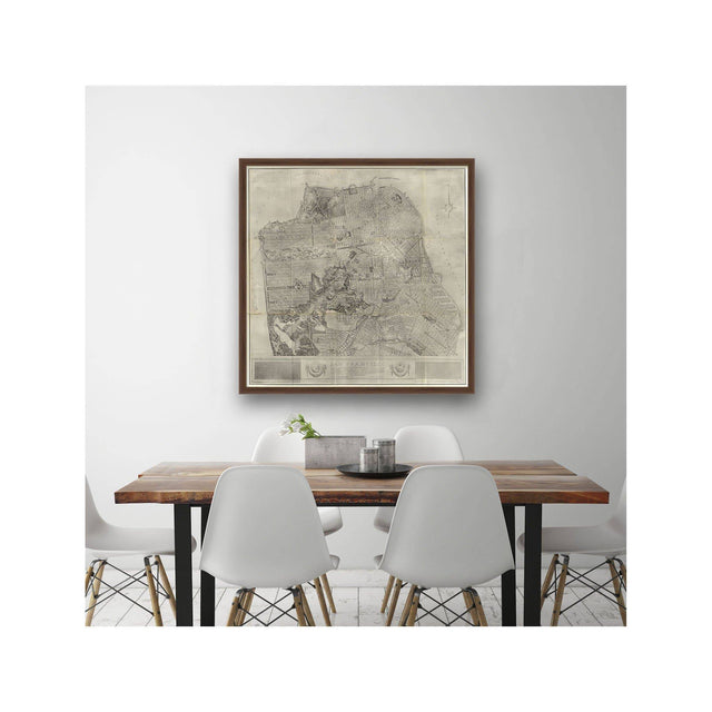 SAN FRANCISCO California Map - Foundry