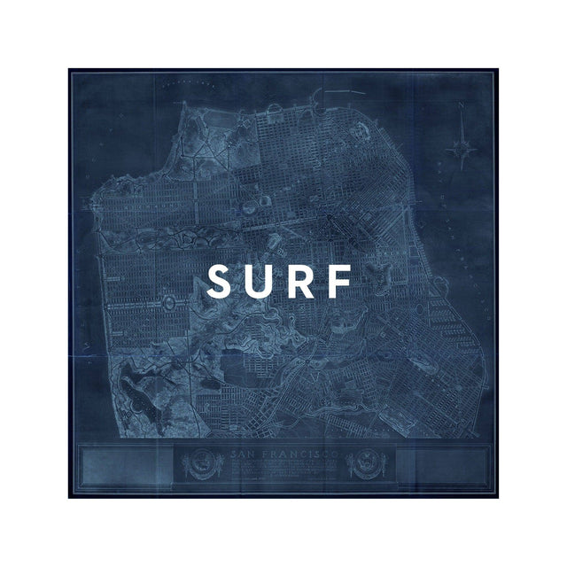 SAN FRANCISCO California Map - Foundry