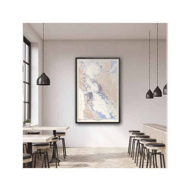 SAN FRANCISCO + VICINITY Map, 1915 - Foundry