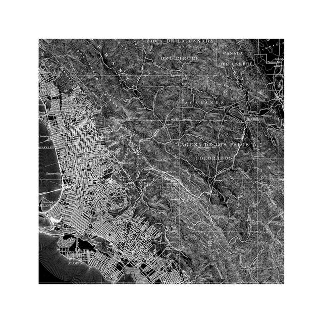 SAN FRANCISCO + VICINITY Map, 1915 - Foundry