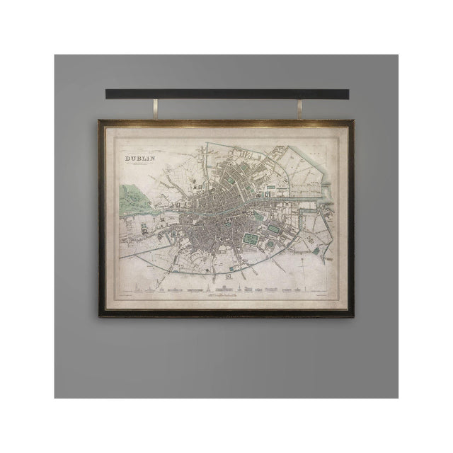 SDUK MAP of DUBLIN, Ireland, Circa 1800s - Foundry