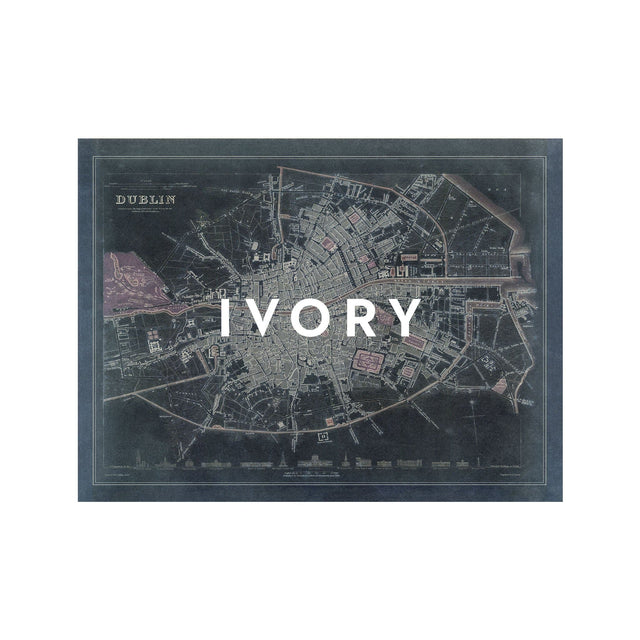 SDUK MAP of DUBLIN, Ireland, Circa 1800s - Foundry