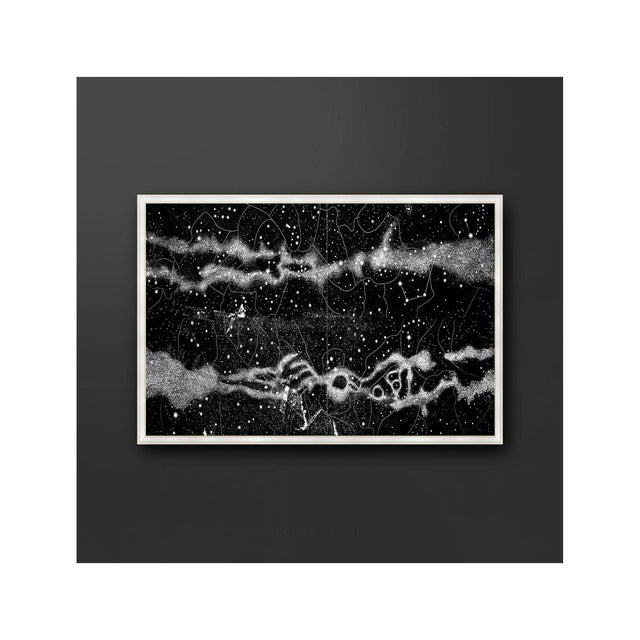 SPACE ELECTRICITY STAR Print - Foundry