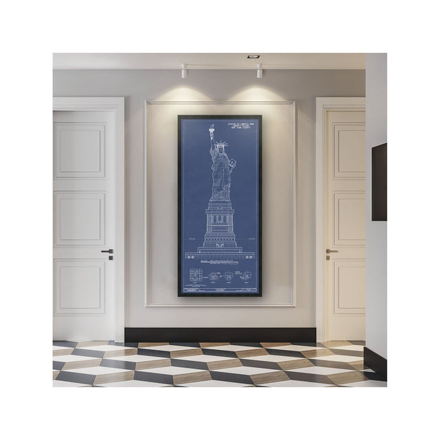 STATUE OF LIBERTY Elevation - Foundry