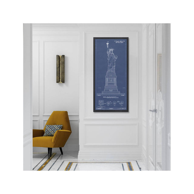 STATUE OF LIBERTY Elevation - Foundry