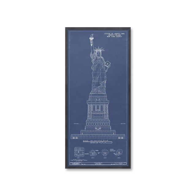 STATUE OF LIBERTY Elevation - Foundry