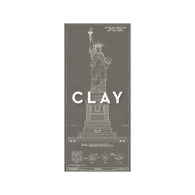 STATUE OF LIBERTY Elevation - Foundry