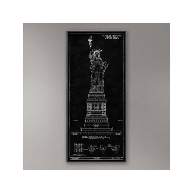STATUE OF LIBERTY Elevation - Foundry