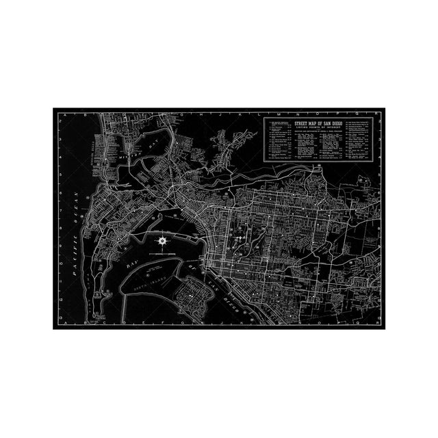 STREET MAP of SAN DIEGO - Foundry