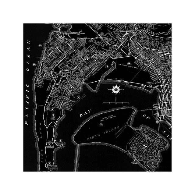 STREET MAP of SAN DIEGO - Foundry