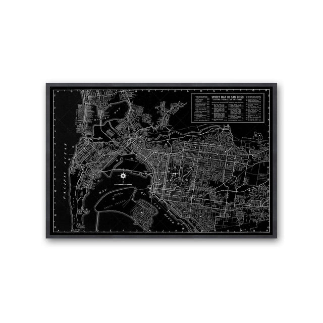 STREET MAP of SAN DIEGO - Foundry
