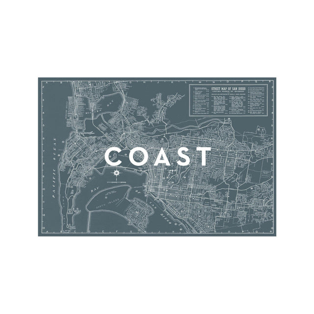 STREET MAP of SAN DIEGO - Foundry