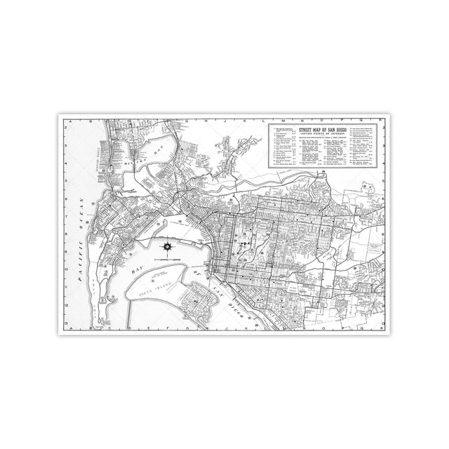 STREET MAP of SAN DIEGO - Foundry