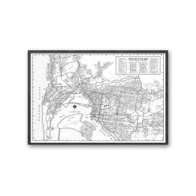 STREET MAP of SAN DIEGO - Foundry