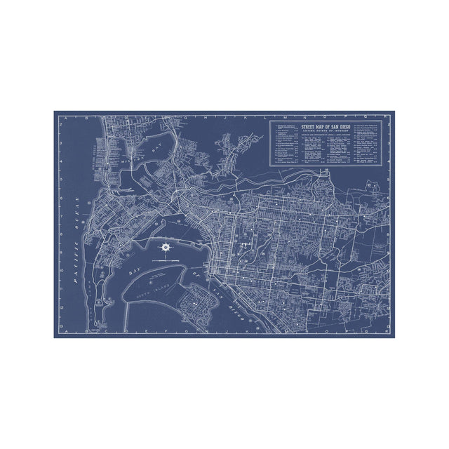 STREET MAP of SAN DIEGO - Foundry