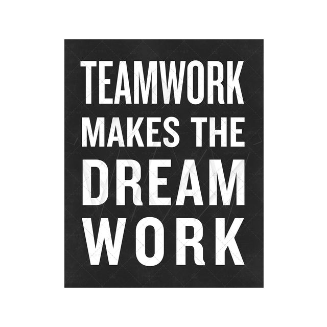 TEAMWORK MAKES the DREAM WORK - Foundry