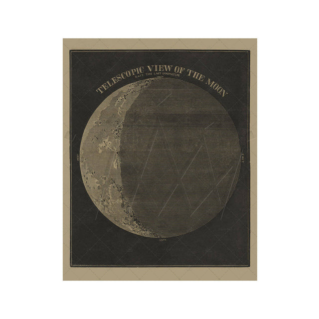 TELESCOPIC VIEWS of the MOON, Circa 1850s - The Moon - Foundry
