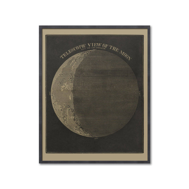 TELESCOPIC VIEWS of the MOON, Circa 1850s - The Moon - Foundry