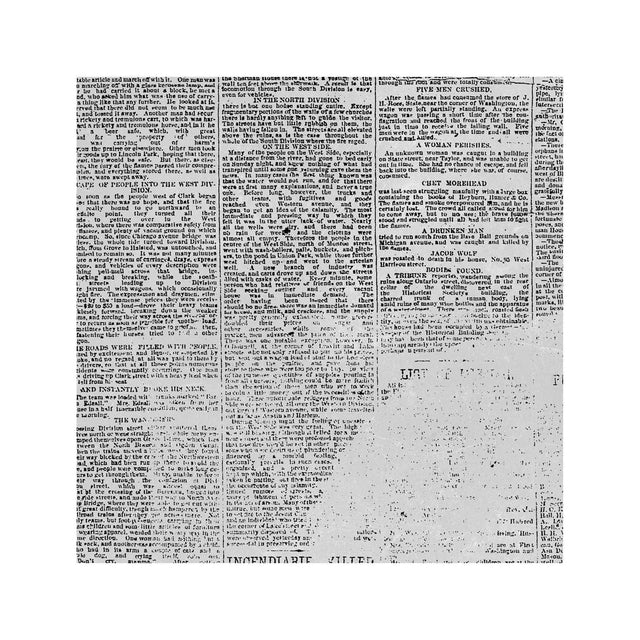 The CHICAGO TRIBUNE - GREAT FIRE, 1871 - Foundry