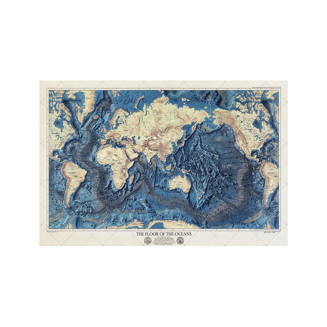 THE FLOOR of the OCEANS Map - Foundry
