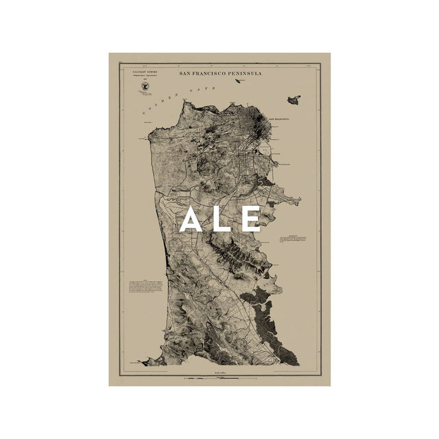 U.S. Coast Survey - SAN FRANCISCO PENINSULA, 1869 - Foundry