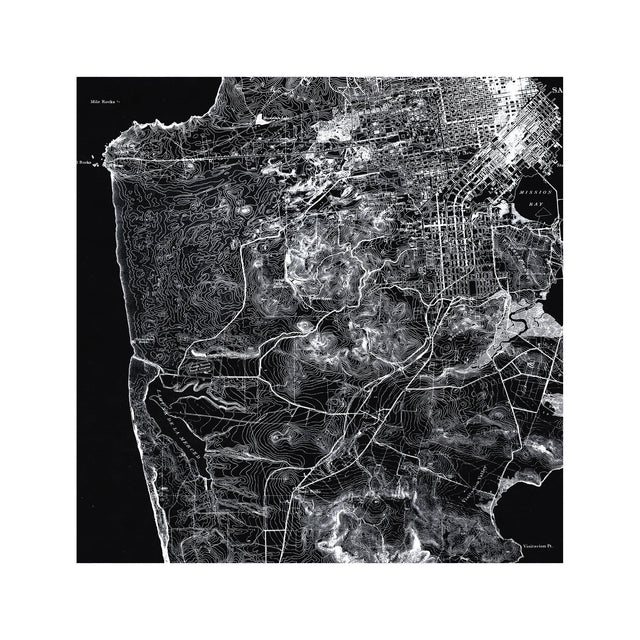 U.S. Coast Survey - SAN FRANCISCO PENINSULA, 1869 - Foundry