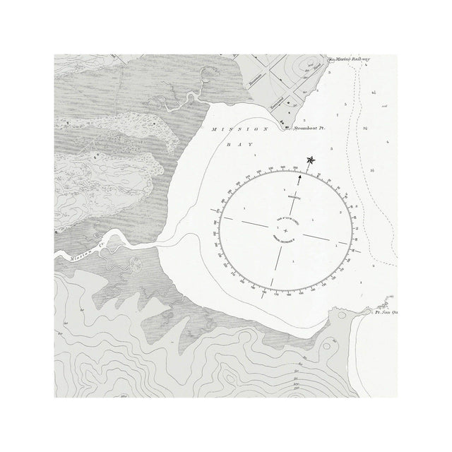 U.S. Coast Survey - SAN FRANCISCO & VICINITY, 1853 - Foundry