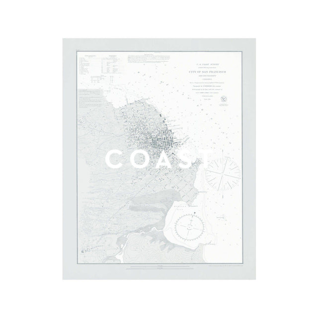 U.S. Coast Survey - SAN FRANCISCO & VICINITY, 1853 - Foundry