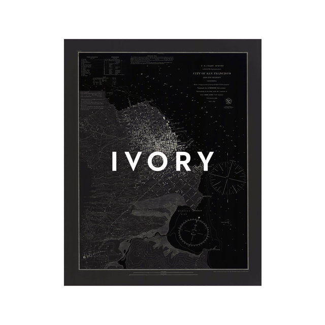 U.S. Coast Survey - SAN FRANCISCO & VICINITY, 1853 - Foundry