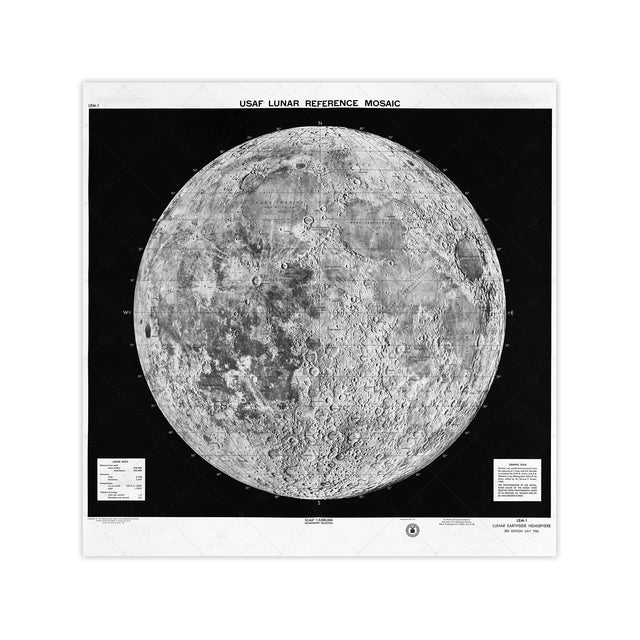 USAF LUNAR REFERENCE MOSAIC - Foundry