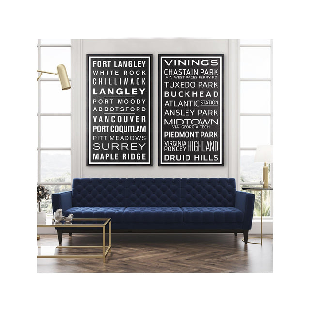 VANCOUVER CANADA Bus Scroll - FORT LANGLEY - Foundry