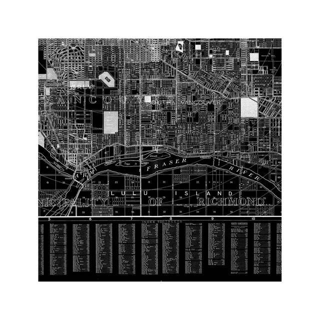VANCOUVER Indexed Guide Map - DISTRICT - Foundry