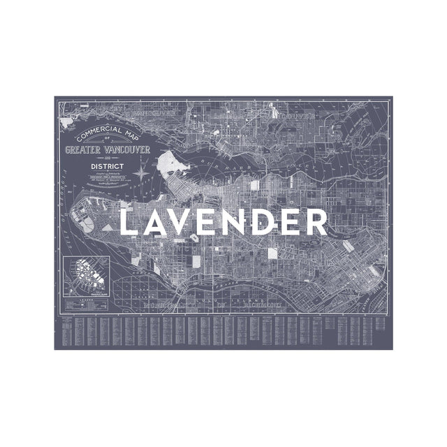 VANCOUVER Indexed Guide Map - DISTRICT - Foundry