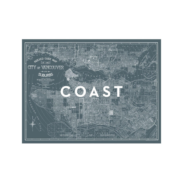 VANCOUVER Indexed Guide Map - SUBURBS - Foundry