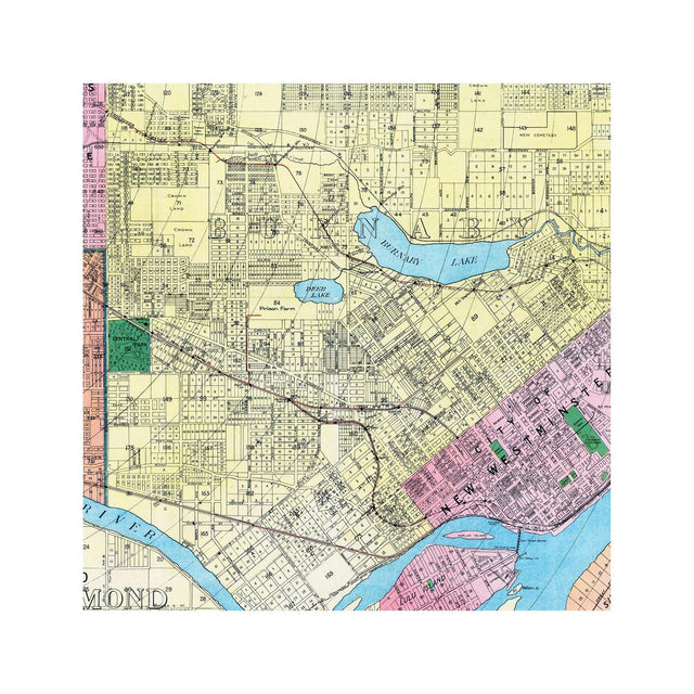 VANCOUVER Indexed Guide Map - SUBURBS - Foundry