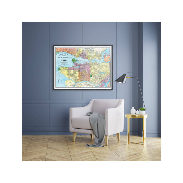 VANCOUVER Indexed Guide Map - SUBURBS - Foundry