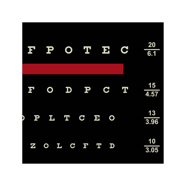 VISION CHART - "Letters" - Foundry