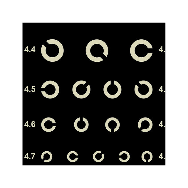 VISION CHART - "Tumbling C's" - Foundry