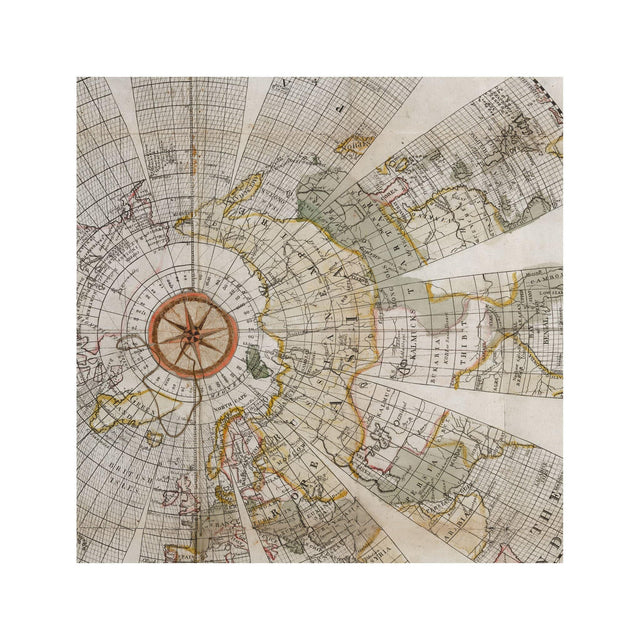 WORLD ATLAS MAGNETIC VARIATION Chart - Foundry