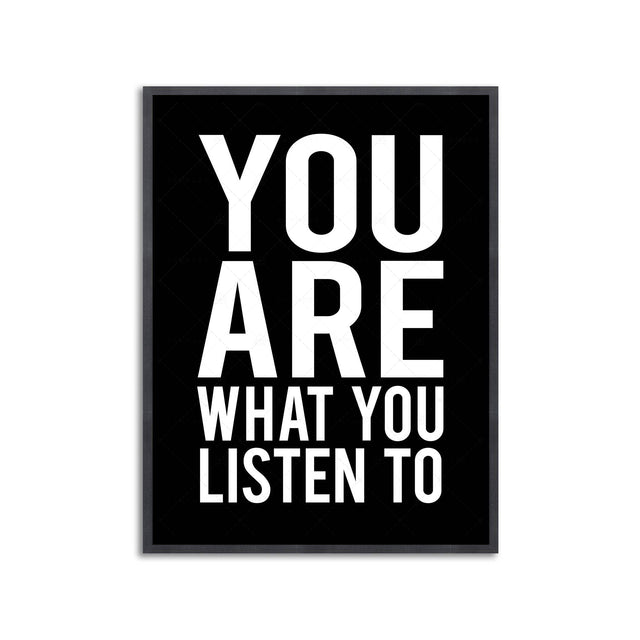 YOU ARE WHAT YOU LISTEN TO - Foundry